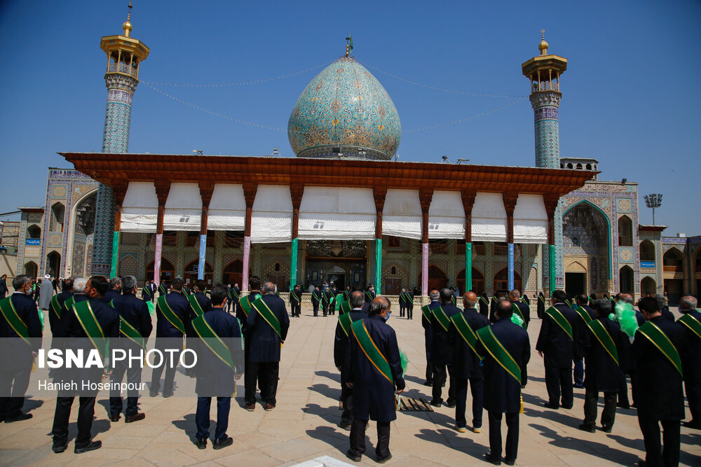 تصاویر: بازگشایی حرم شاهچراغ