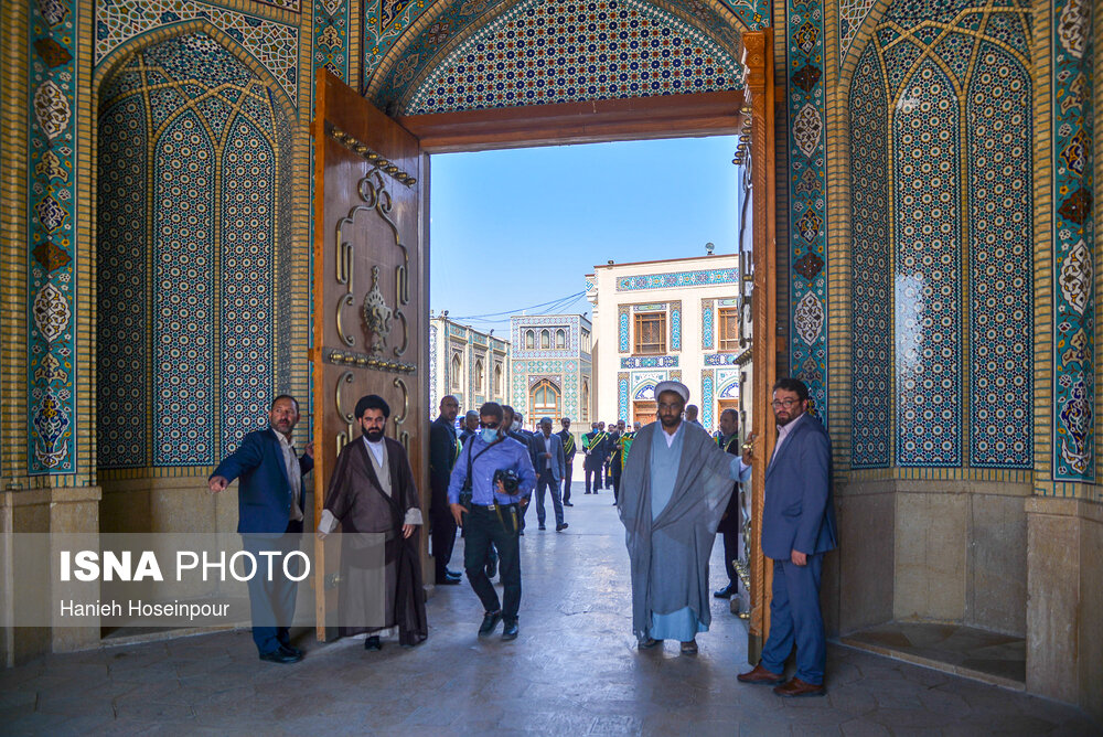 تصاویر: بازگشایی حرم شاهچراغ