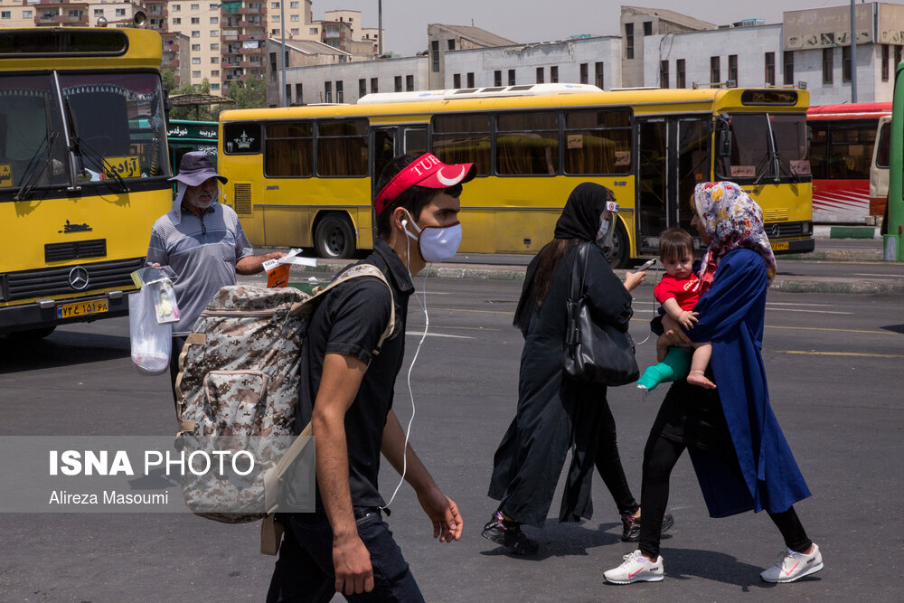 تصاویر: آغاز طرح ماسک اجباری ـ تهران