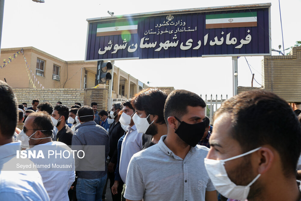 تصاویر: اعتراض کارگران هفت&zwnj;تپه به عدم پرداخت مناسب مطالبات
