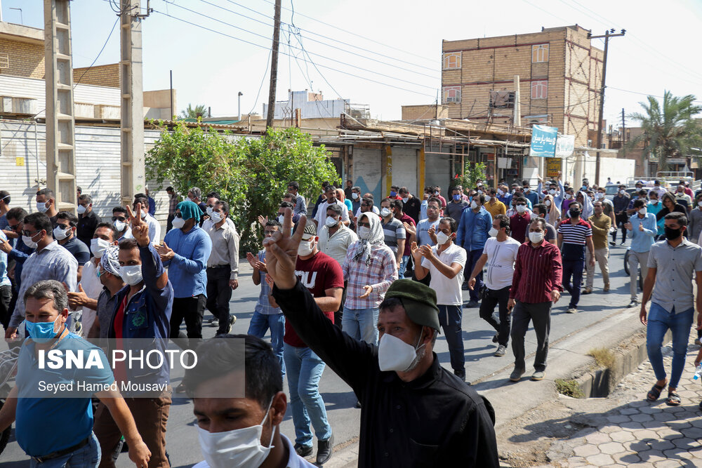 تصاویر: اعتراض کارگران هفت&zwnj;تپه به عدم پرداخت مناسب مطالبات
