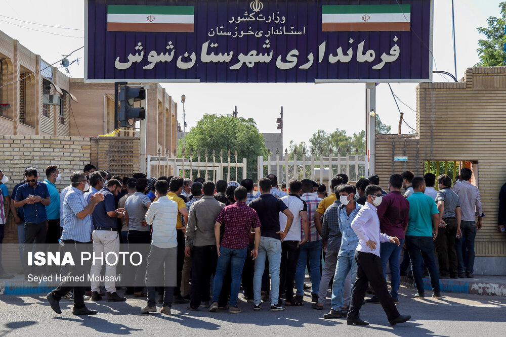 تصاویر: اعتراض کارگران هفت&zwnj;تپه به عدم پرداخت مناسب مطالبات