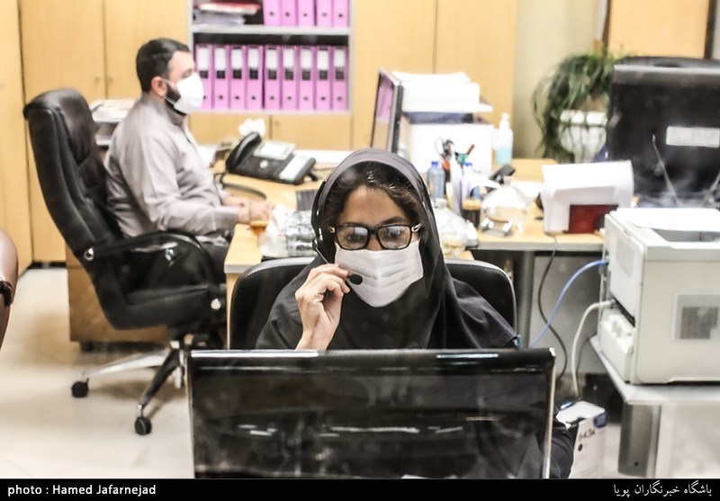 تصاویر: الزام استفاده از ماسک در ادارات