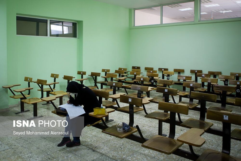تصاویر: اولین آزمون کرونایی کشور