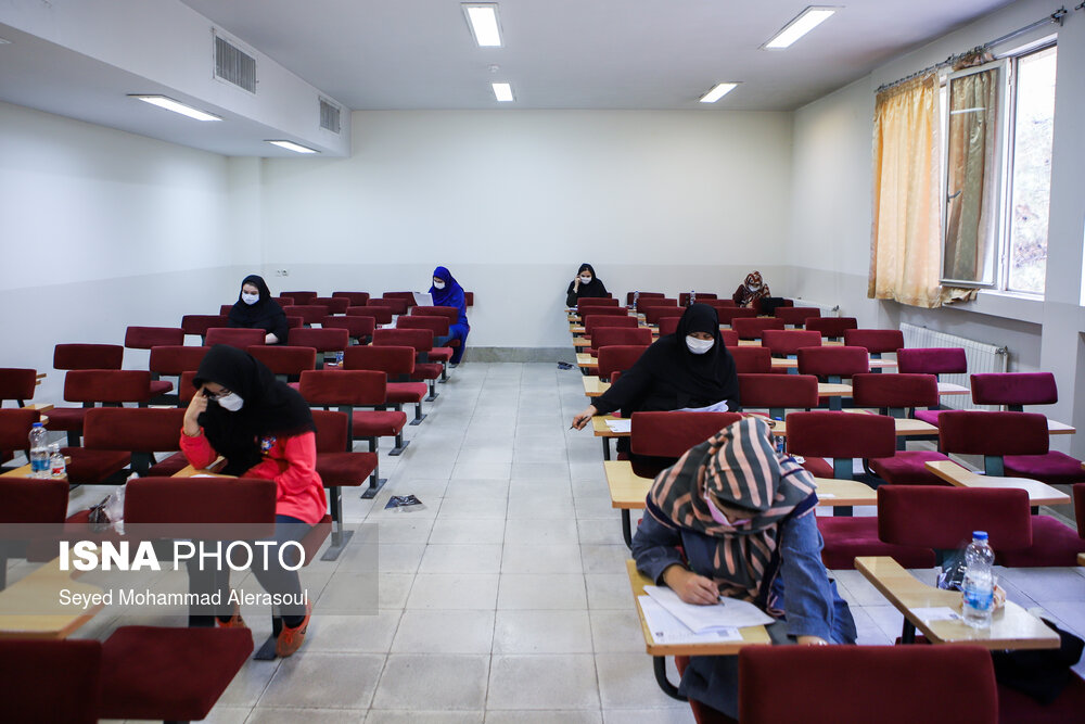 تصاویر: اولین آزمون کرونایی کشور