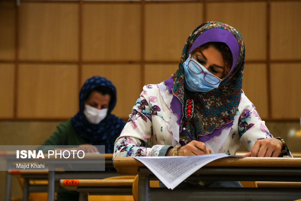 تصاویر: اولین آزمون کرونایی کشور