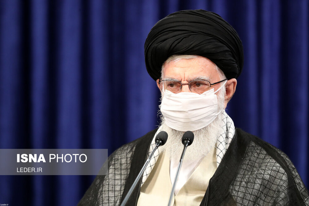 تصاویر: سخنرانی تلویزیونی مقام معظم رهبری به مناسبت عید قربان