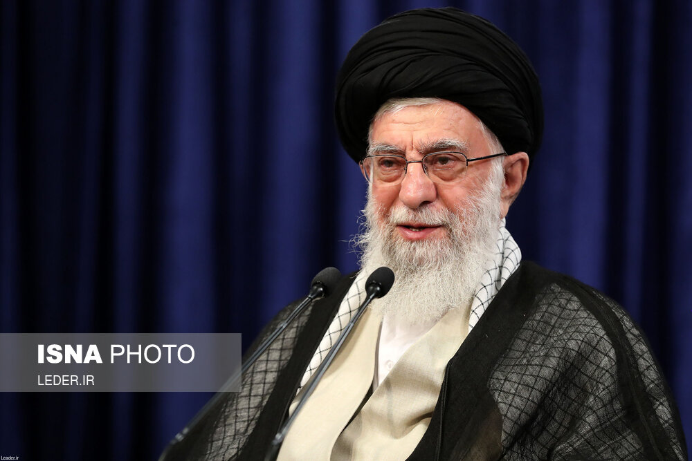 تصاویر: سخنرانی تلویزیونی مقام معظم رهبری به مناسبت عید قربان