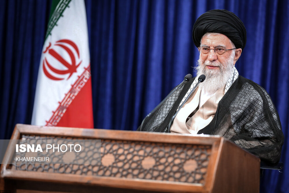 تصاویر: سخنرانی تلویزیونی مقام معظم رهبری به مناسبت عید قربان