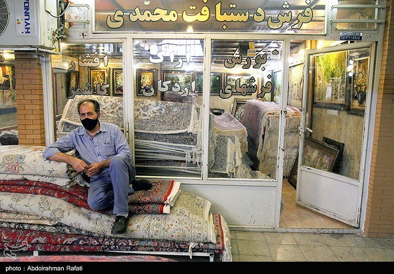 تصاویر: کسادی بازار سنتی فرش همدان در سایه کرونا