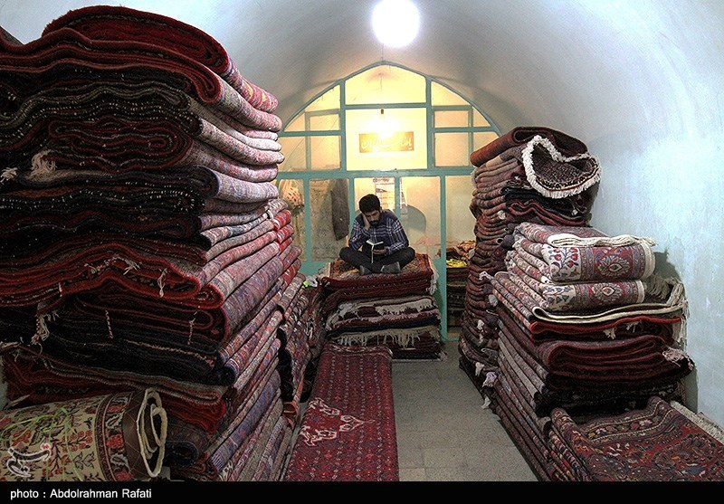 تصاویر: کسادی بازار سنتی فرش همدان در سایه کرونا