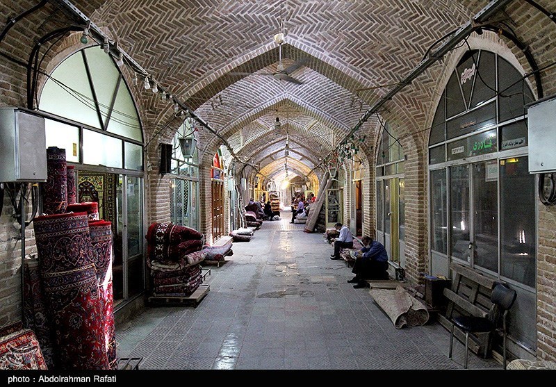 تصاویر: کسادی بازار سنتی فرش همدان در سایه کرونا