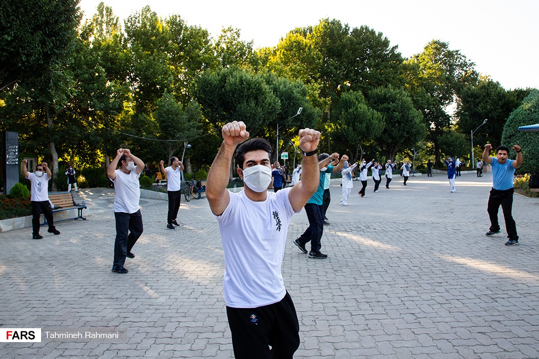 تصاویر: ورزش با ماسک