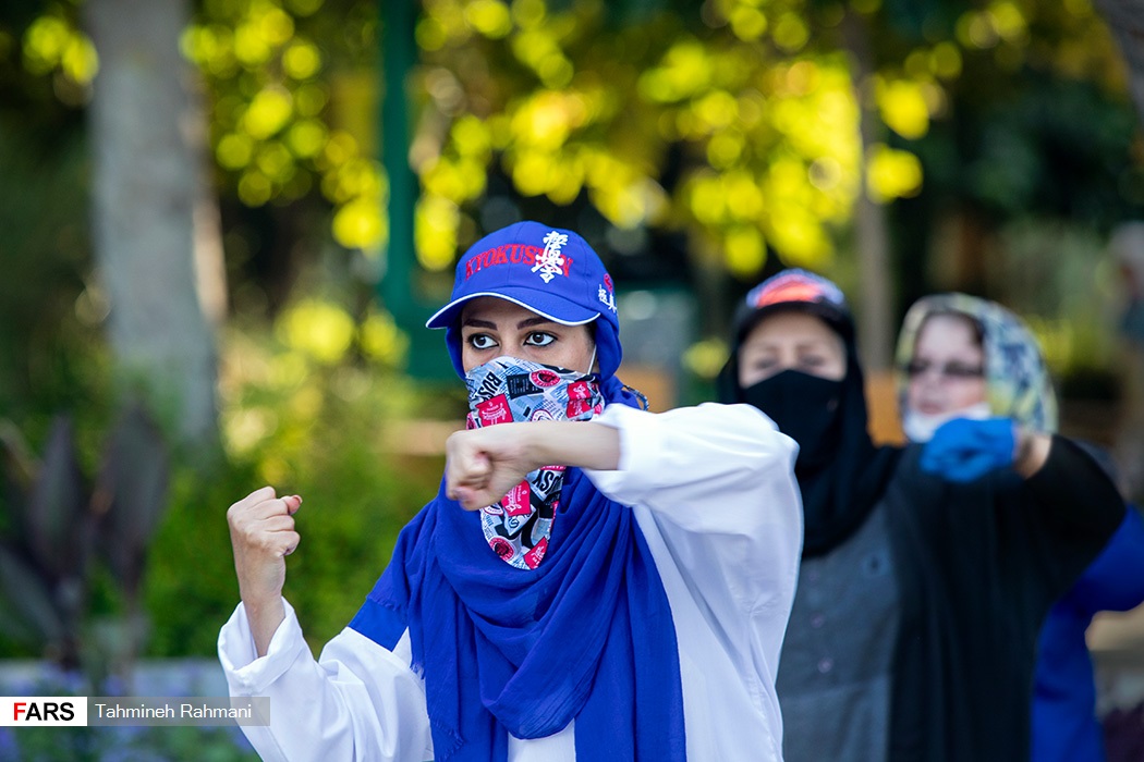 تصاویر: ورزش با ماسک