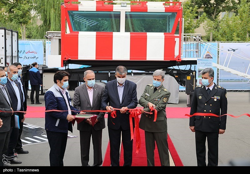 تصاویر: رونمایی از برج کنترل و مراقبت سیار فرودگاهی
