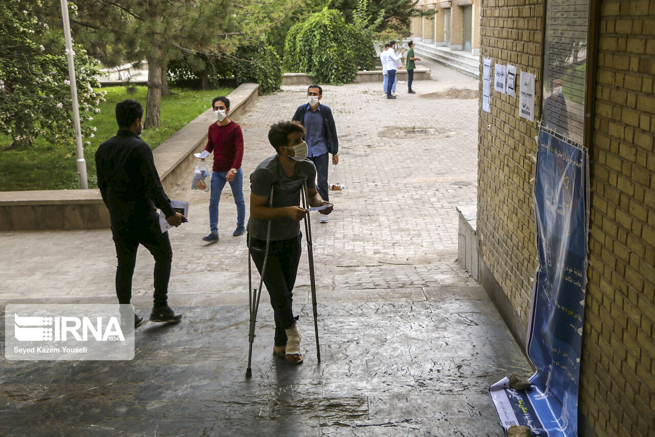 تصاویر: سومین روز برگزاری کنکور سراسری ۹۹