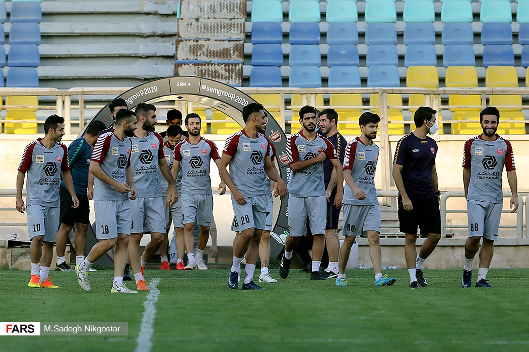 تصاویر: تمرین تیم پرسپولیس پیش از بازی های آسیایی
