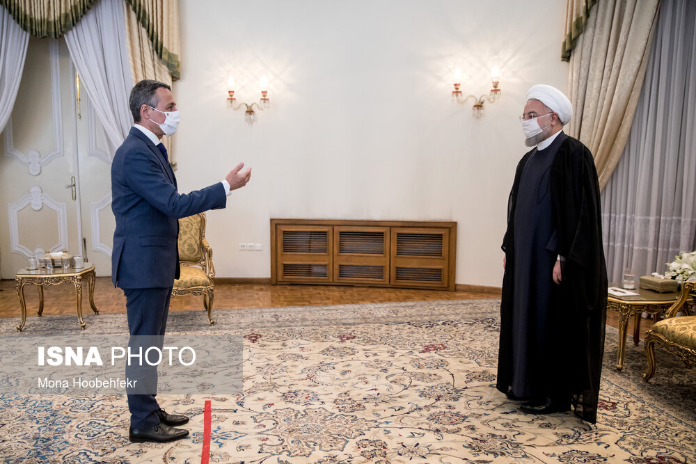 تصاویر: دیدار وزیر امورخارجه سوییس با رییس جمهور