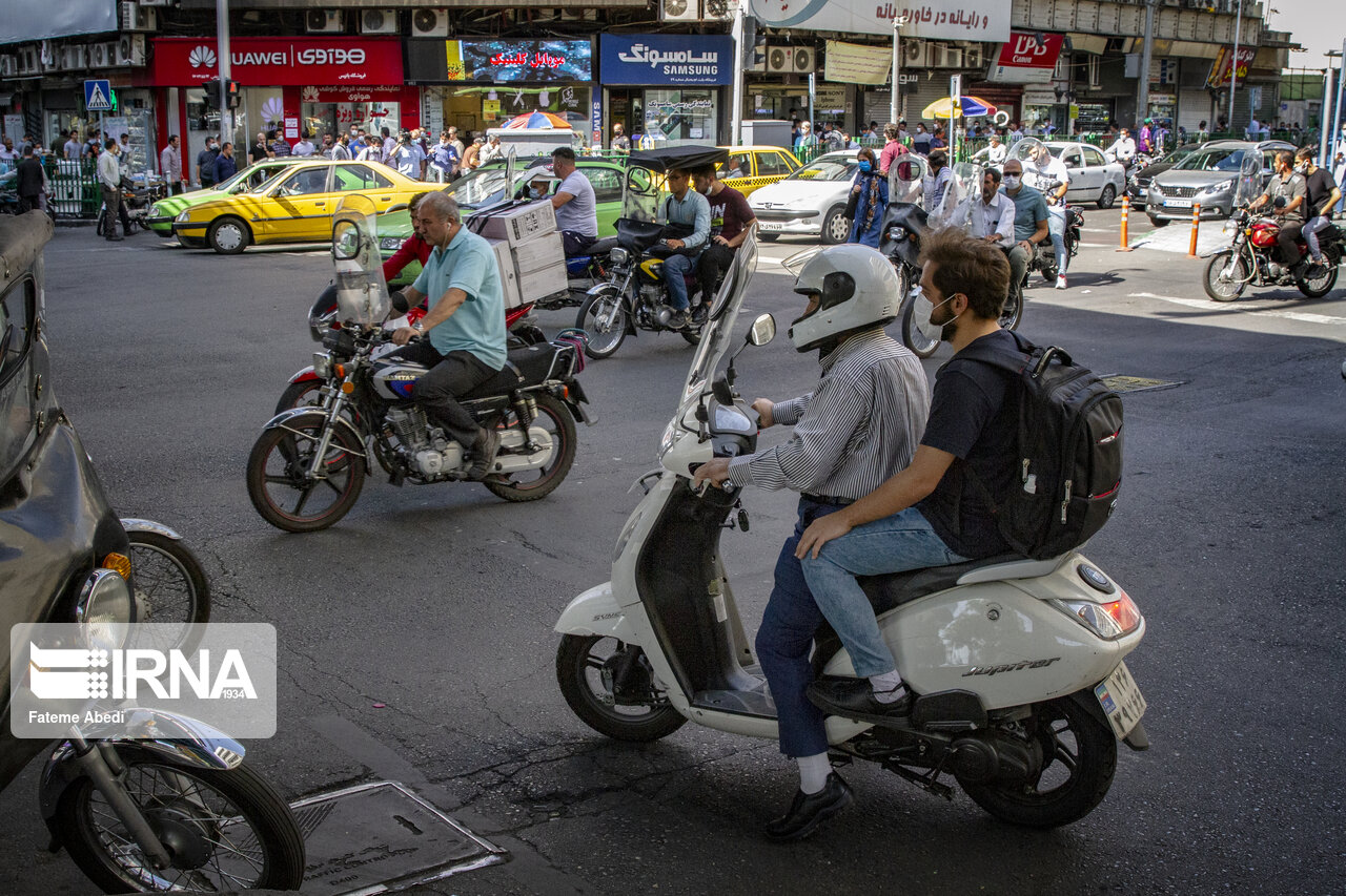 تصاویر: نقش موتور سیکلت در حمل و نقل شهری