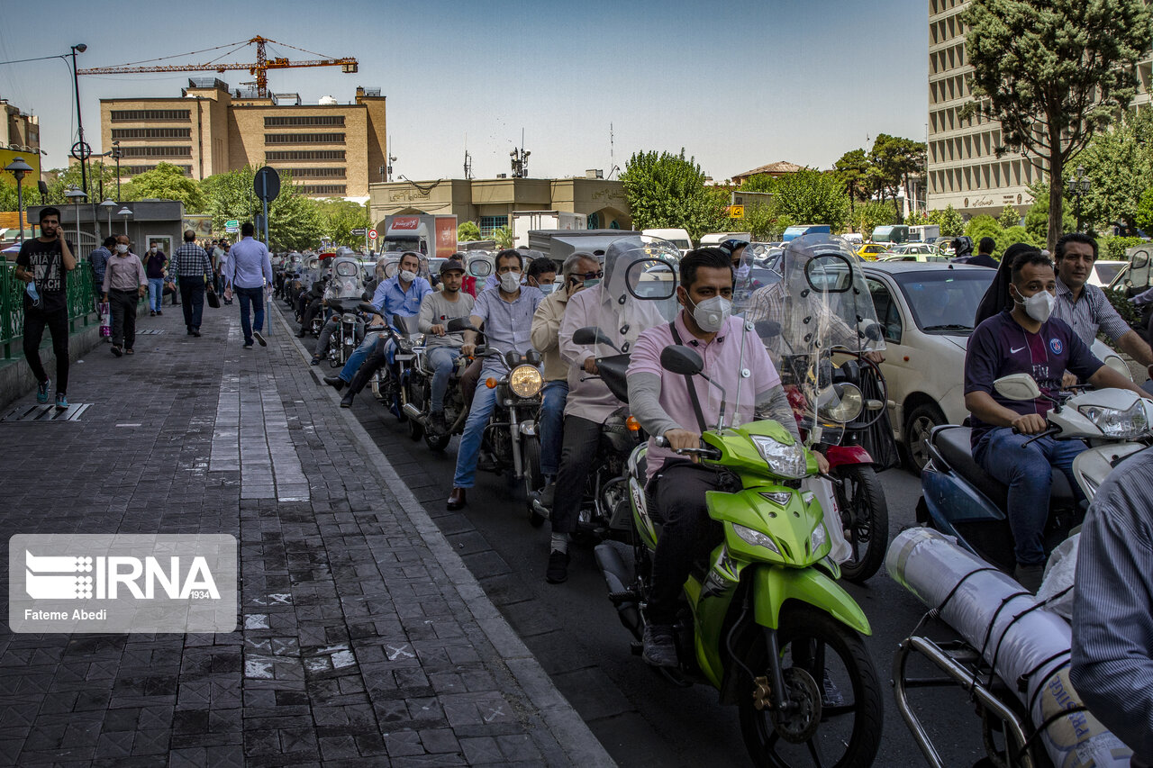 تصاویر: نقش موتور سیکلت در حمل و نقل شهری