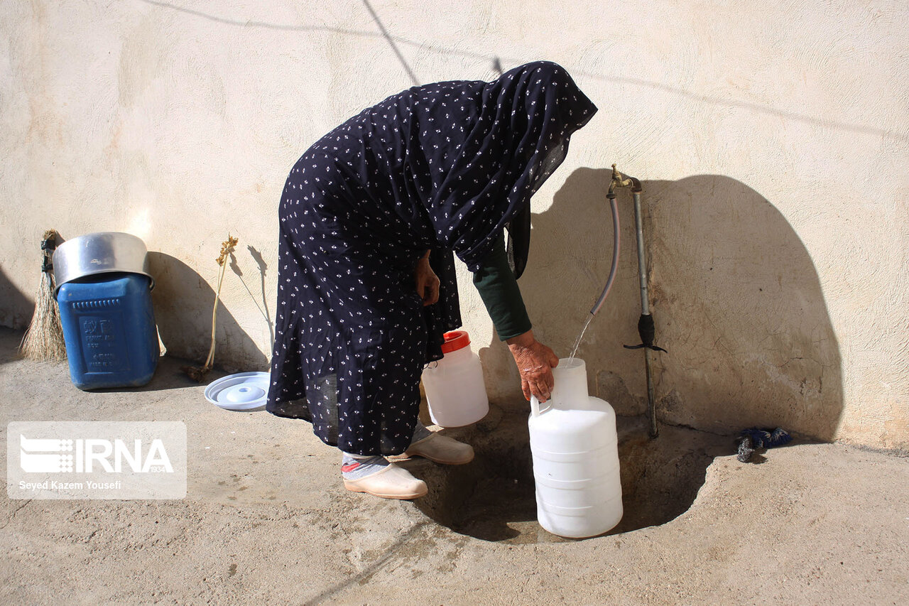 تصاویر: افتتاح طرح آب لوله کشی روستای آغداش