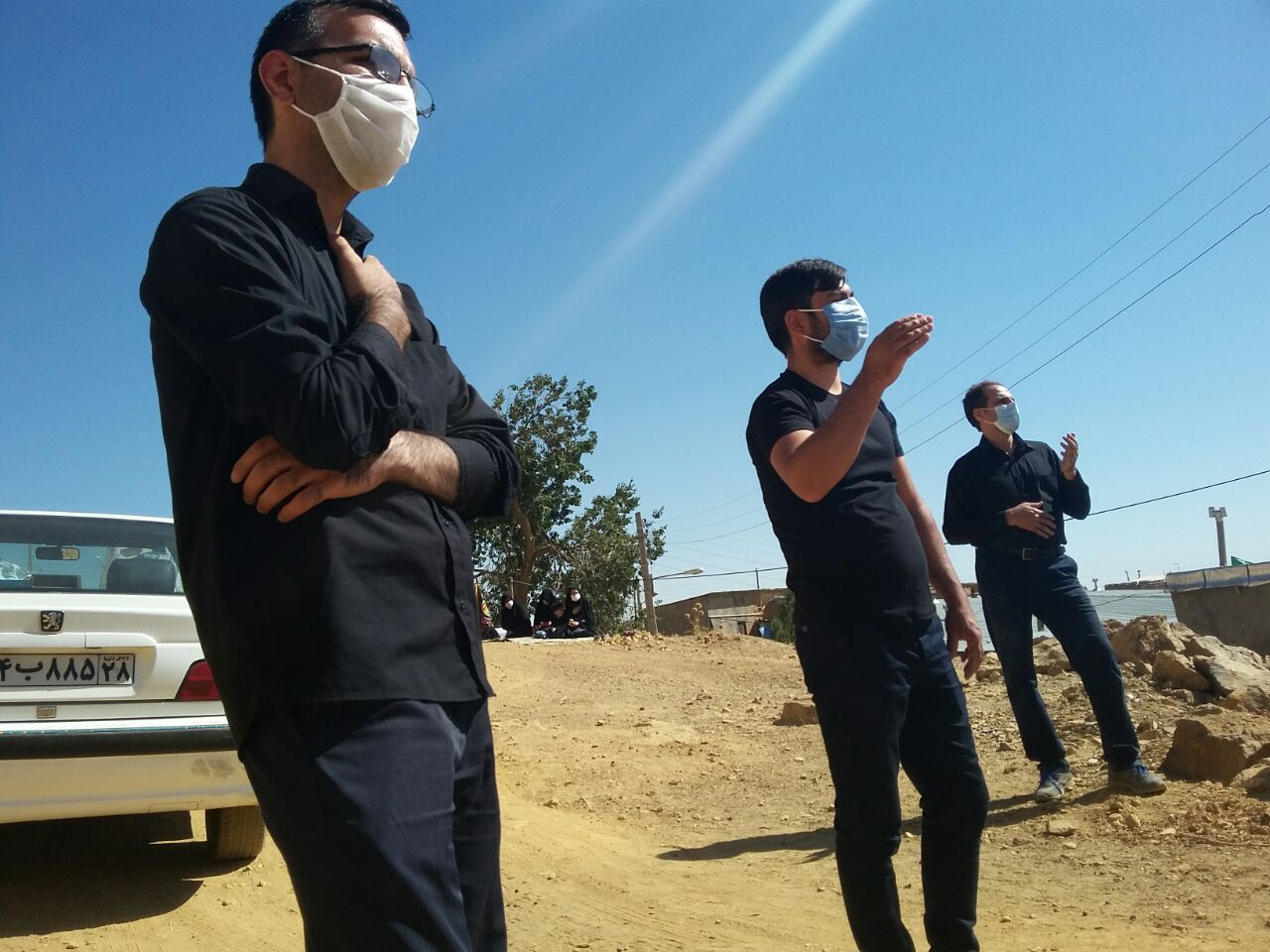 گزارش تصویری: رعایت پروتکل های بهداشتی در عزاداری امام حسین (ع) در روستاهای کشور