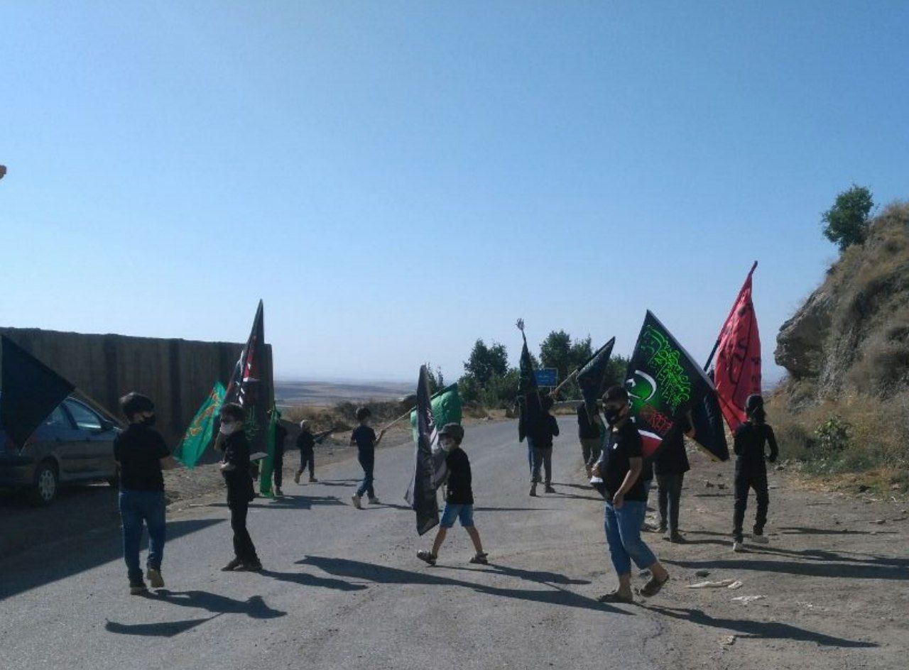 گزارش تصویری: رعایت پروتکل های بهداشتی در عزاداری امام حسین (ع) در روستاهای کشور