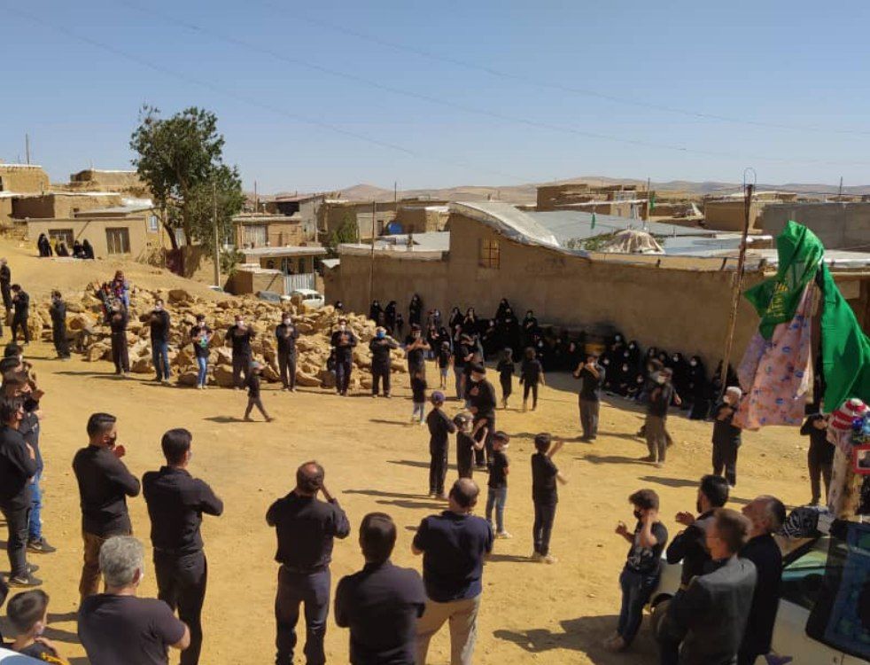 گزارش تصویری: رعایت پروتکل های بهداشتی در عزاداری امام حسین (ع) در روستاهای کشور