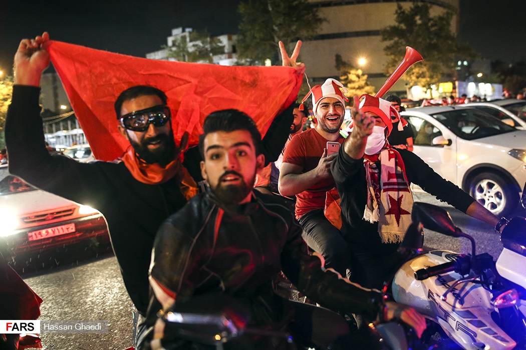 تصاویر: شادی هواداران پرسپولیس در تهران