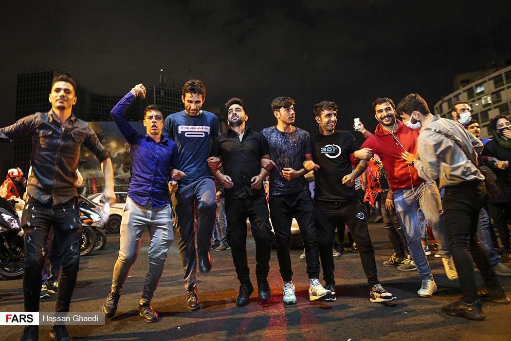 تصاویر: شادی هواداران پرسپولیس در تهران