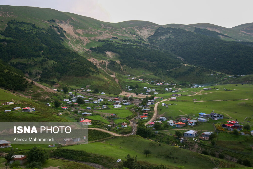تصاویر: روستاهای ییلاقی مسیر اسالم به خلخال