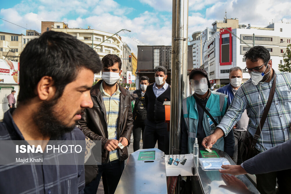 تصاویر: تهران در اولین روز اجباری شدن ماسک