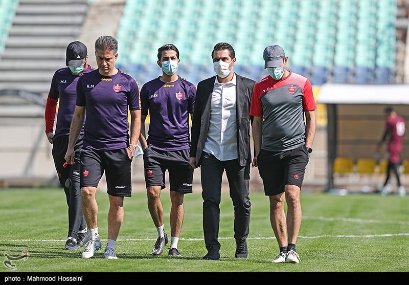 تصاویر: تمرین تیم فوتبال پرسپولیس