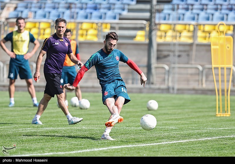 تصاویر: تمرین تیم فوتبال پرسپولیس