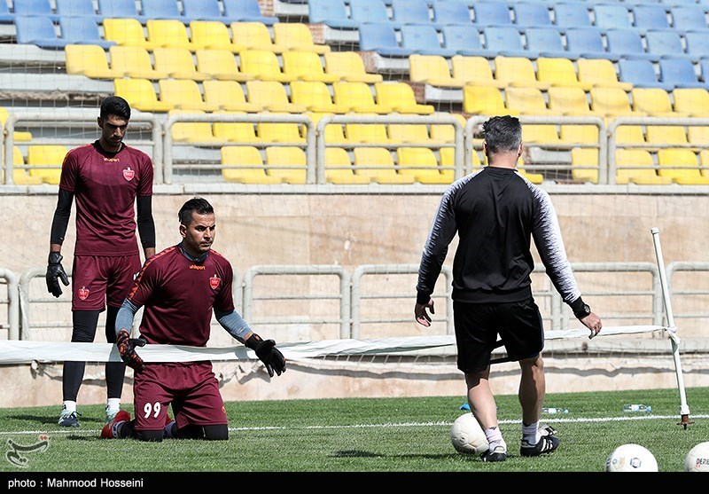 تصاویر: تمرین تیم فوتبال پرسپولیس