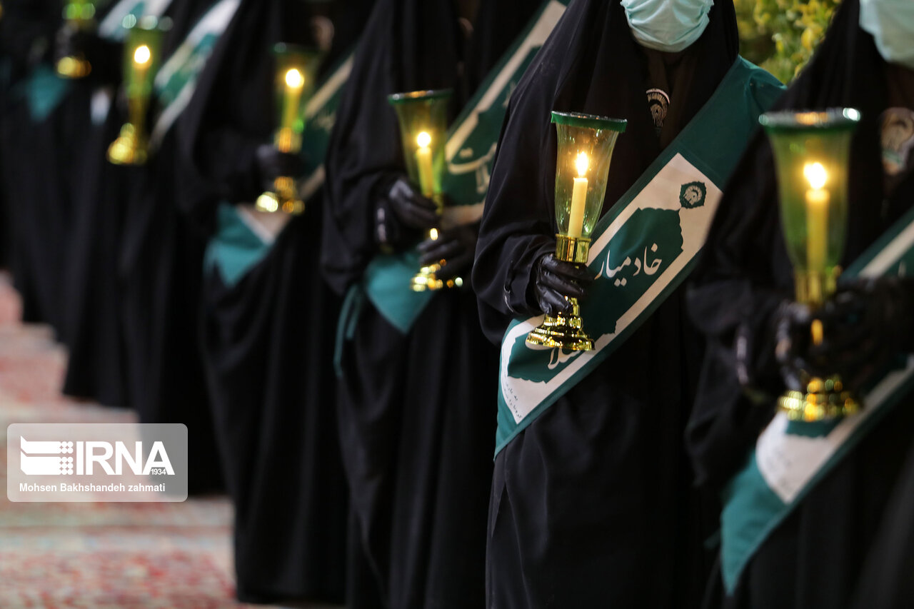 تصاویر: آیین خطبه&zwnj;خوانی شام شهادت حضرت امام رضا (ع)