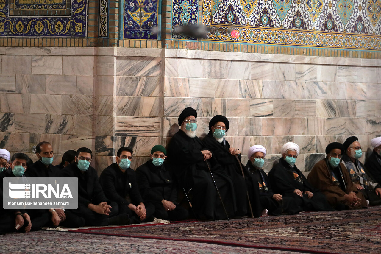 تصاویر: آیین خطبه&zwnj;خوانی شام شهادت حضرت امام رضا (ع)