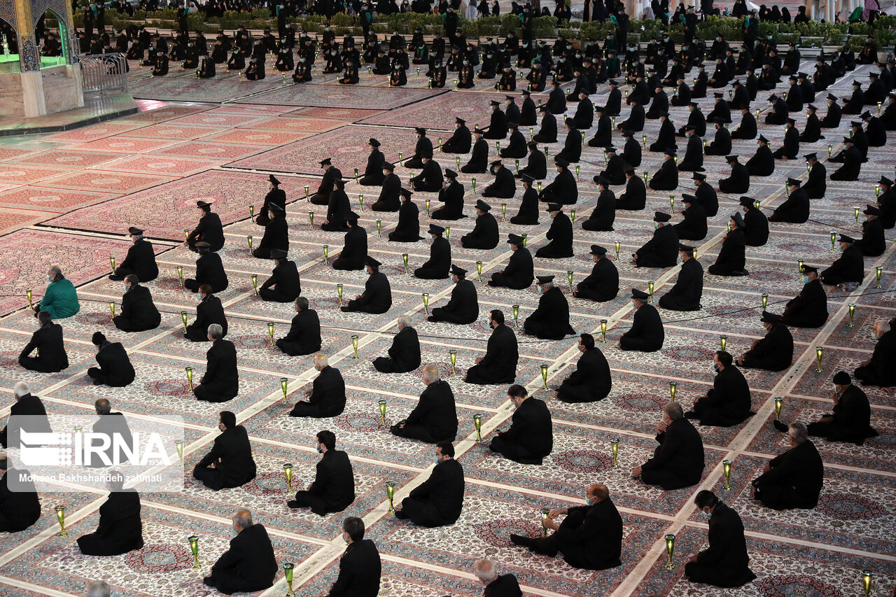 تصاویر: آیین خطبه&zwnj;خوانی شام شهادت حضرت امام رضا (ع)