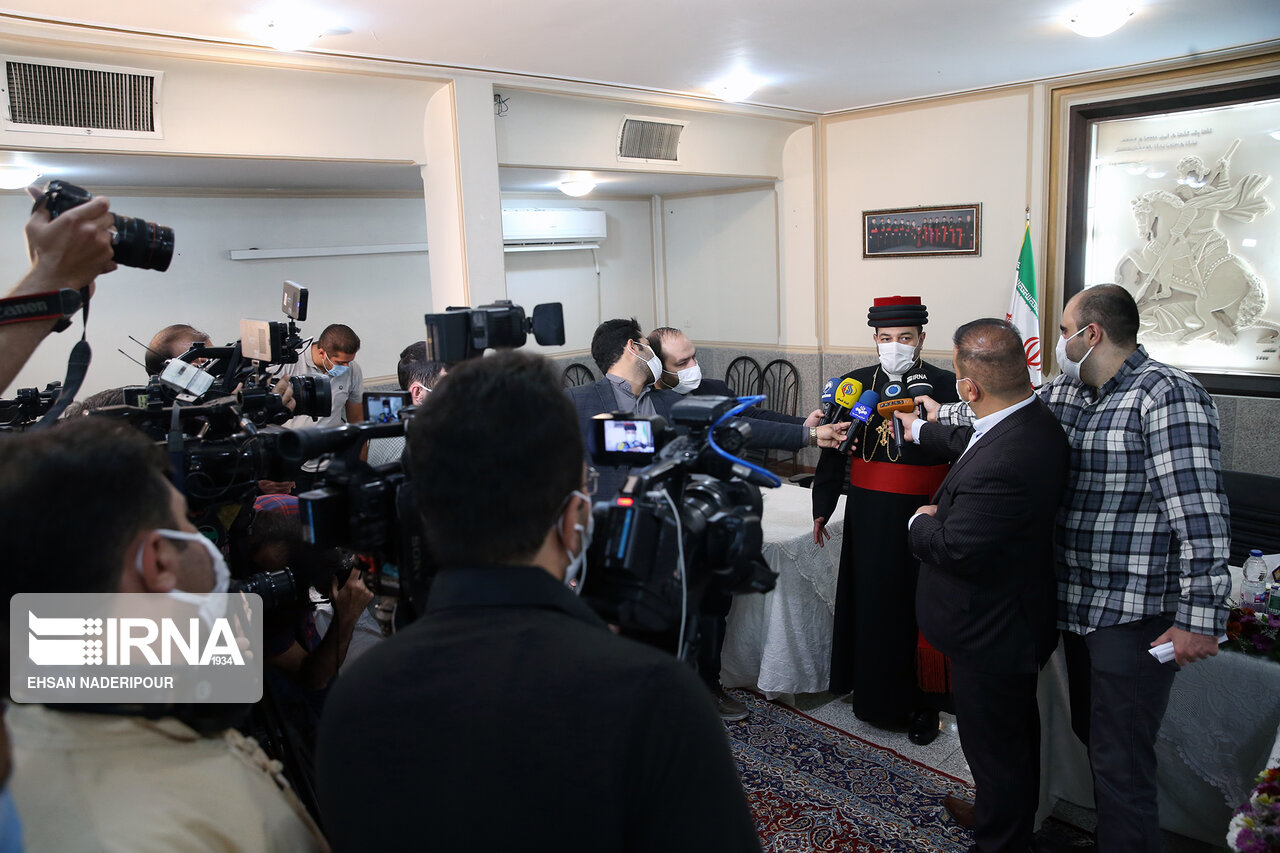 تصاویر: نشست خبری مشترک سران اقلیت های دینی