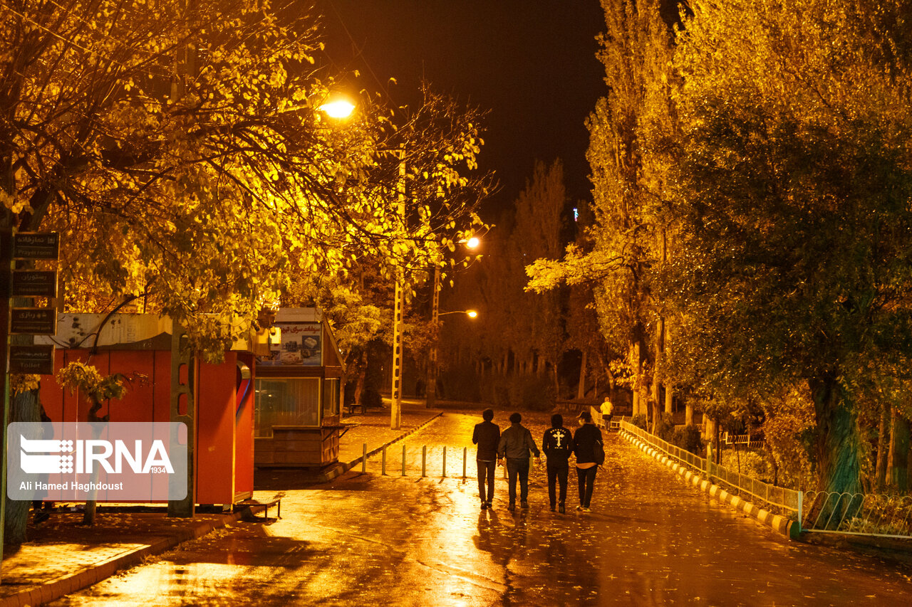 تصاویر: بارش باران پاییزی در تبریز