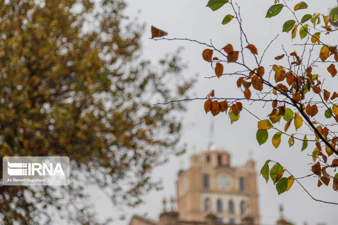 تصاویر: بارش باران پاییزی در تبریز
