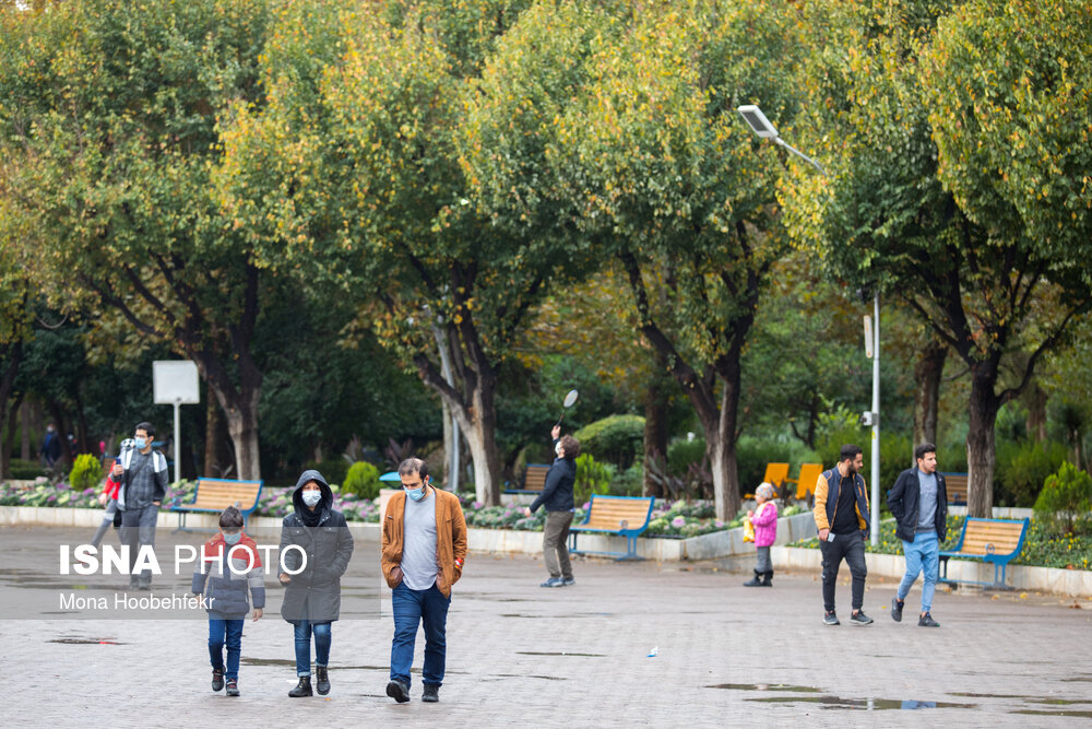 تصاویر: باران پاییزی در تهران