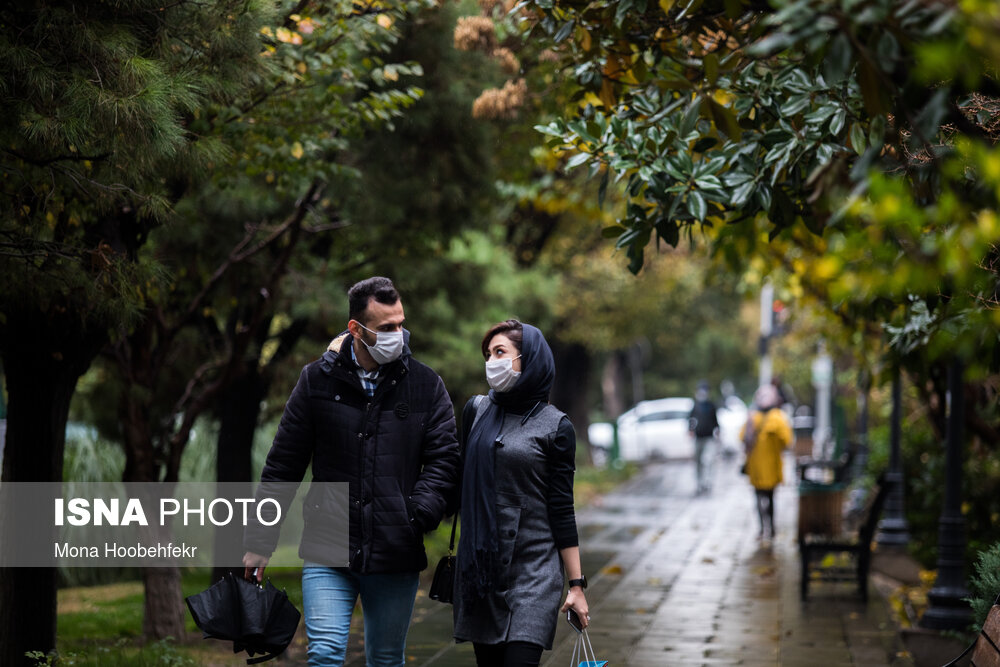 تصاویر: باران پاییزی در تهران