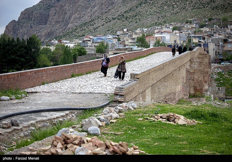تصاویر: پل کهنه ساسانی در آستانه تخریب