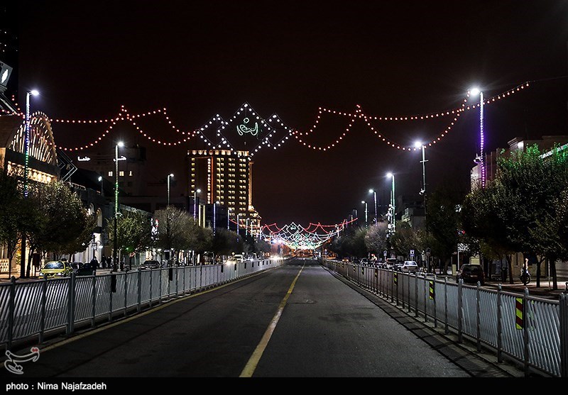 تصاویر: منع تردد شبانه در مشهد