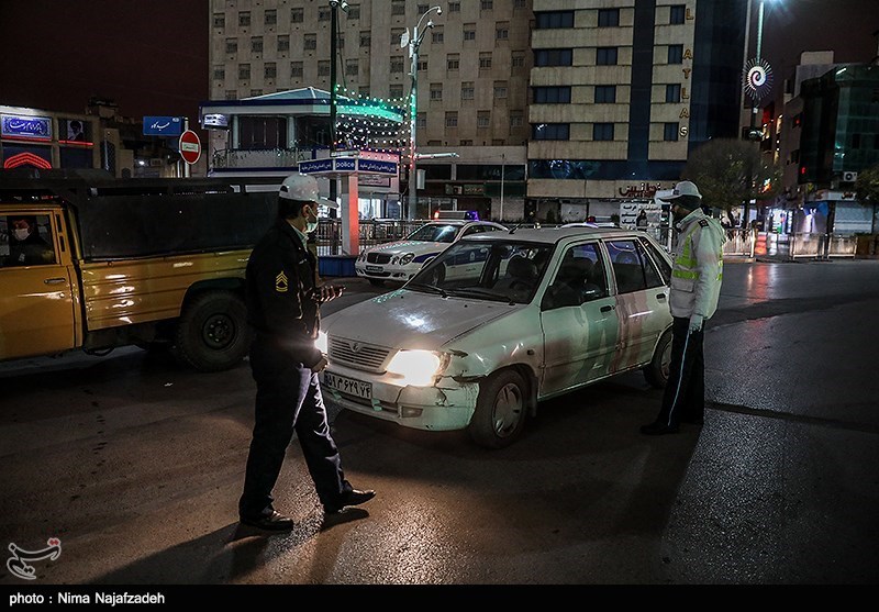 تصاویر: منع تردد شبانه در مشهد