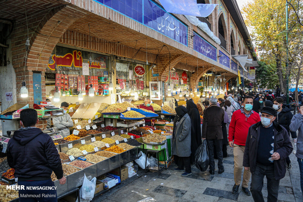 تصاویر: بازار تهران در آستانه شب یلدا