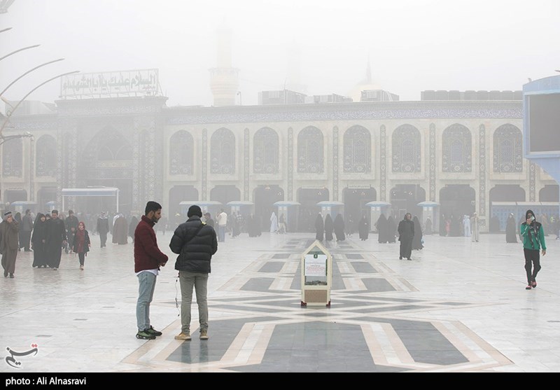 تصاویر: روز مه آلود کربلا