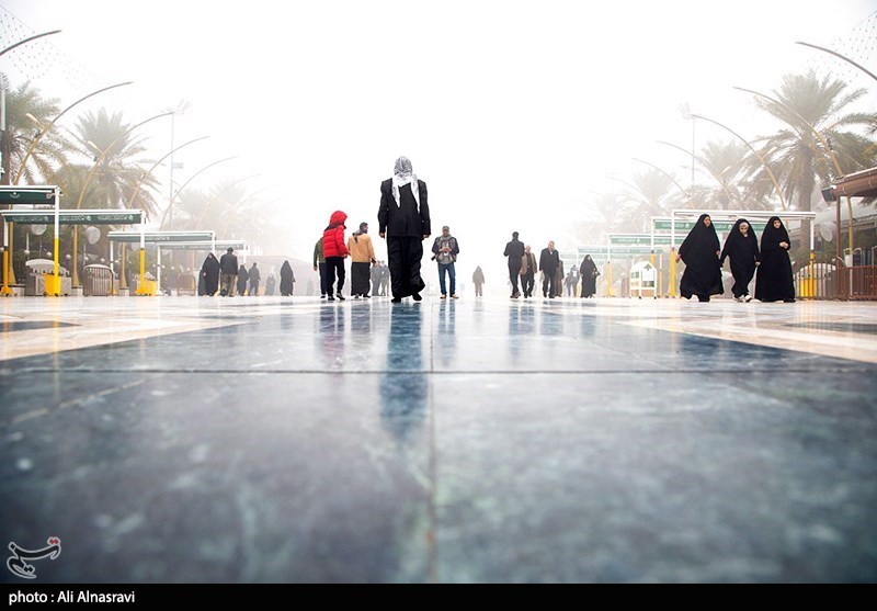 تصاویر: روز مه آلود کربلا