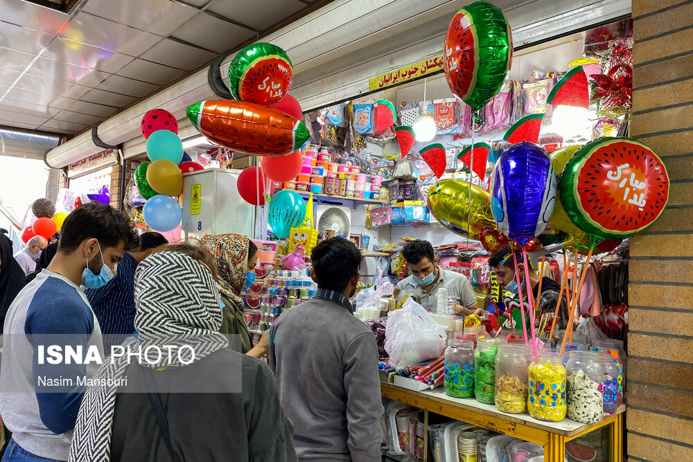 تصاویر: بازار اهواز در آستانه شب یلدا